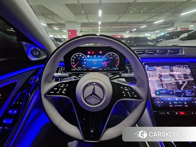 Mercedes-Benz S-Class W223 2024 Черный двухцветный из Кореи, фото 5