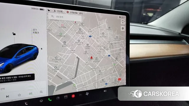 Tesla Model 3 2021 Синий из Кореи, фото 5