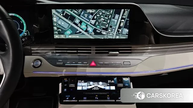 Hyundai The New Grandeur IG Hybrid 2022 Белый из Кореи, фото 5