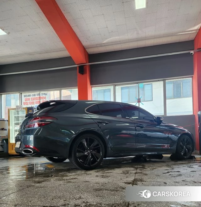 Genesis The New G70 Shooting Brake 2022 Синий нефрит из Кореи, фото 5