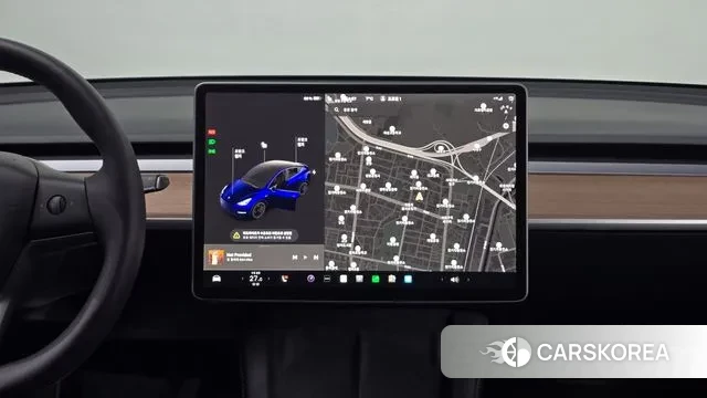 Tesla Model Y 2022 Синий из Кореи, фото 5