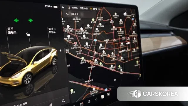 Tesla Model Y 2022 Синий из Кореи, фото 5