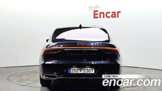 Hyundai The New Grandeur IG Hybrid 2021 Синий из Кореи, фото 5