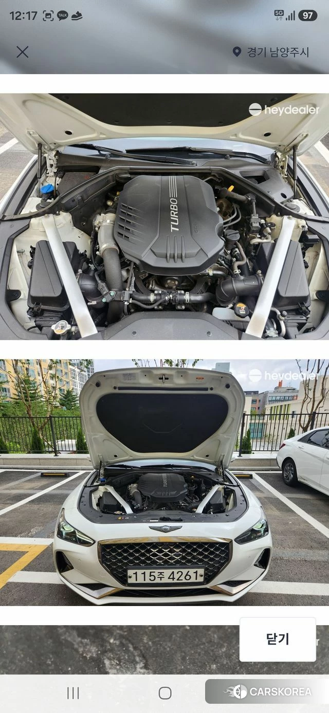 Genesis G70 2019 Белый из Кореи, фото 5