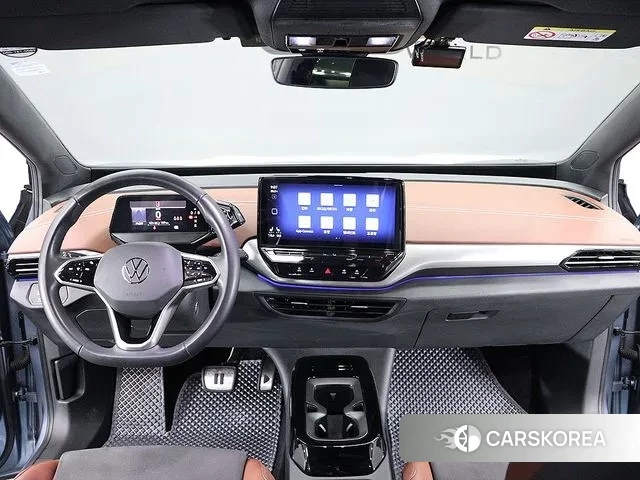 Volkswagen ID.4 2022 Светло-серебряный цвет из Кореи, фото 5