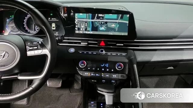 Hyundai Avante Hybrid (CN7) 2022 Белый из Кореи, фото 5