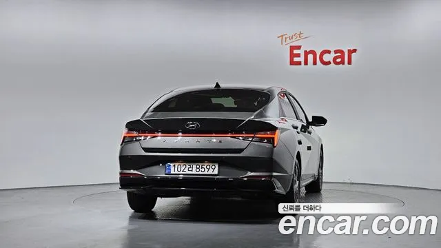 Hyundai Avante Hybrid (CN7) 2023 Серый из Кореи, фото 5