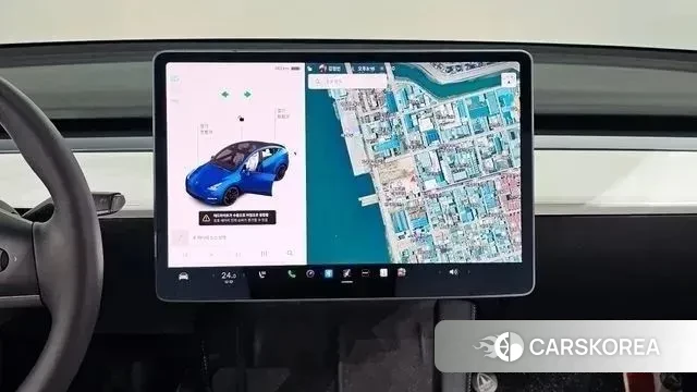 Tesla Model Y 2021 Синий из Кореи, фото 5