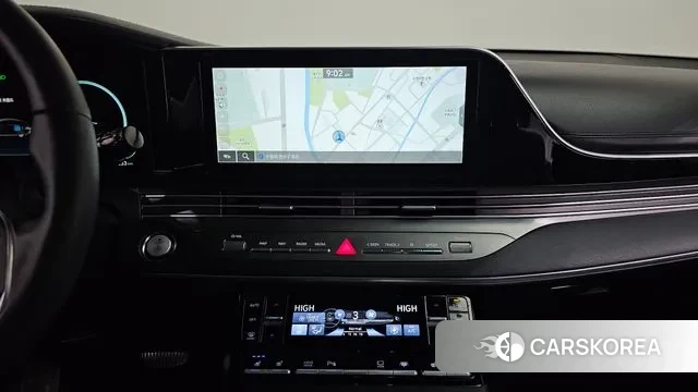 Hyundai The New Grandeur IG Hybrid 2022 Черный из Кореи, фото 5