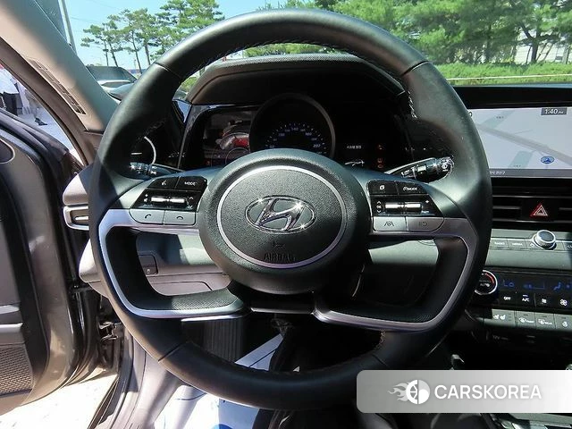 Hyundai Avante (CN7) 2021 Темно-зеленый из Кореи, фото 5
