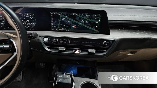 Kia K8 Hybrid 2022 Черный из Кореи, фото 5
