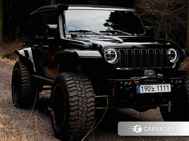 Jeep Wrangler (JL) 2023 Черный из Кореи, фото 5