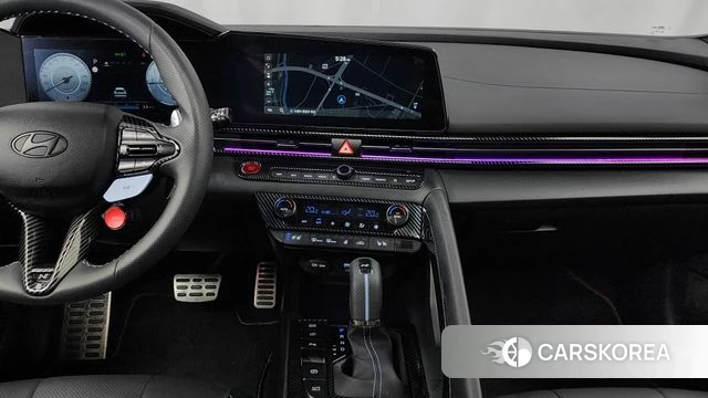Hyundai The New Avante (CN7) 2024 Небесно-голубой из Кореи, фото 5