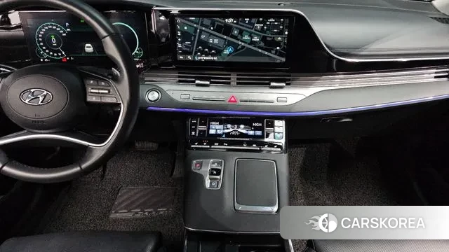 Hyundai The New Grandeur IG Hybrid 2021 Белый из Кореи, фото 5