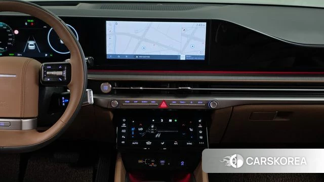 Hyundai Grandeur Hybrid (GN7) 2023 Серебристо-серый из Кореи, фото 5