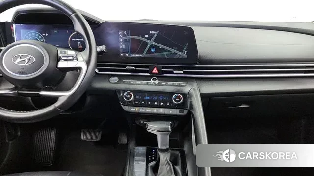 Hyundai Avante Hybrid (CN7) 2021 Белый из Кореи, фото 5