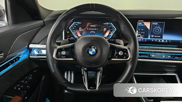 BMW 7 Series (G70) 2023 Черный из Кореи, фото 5