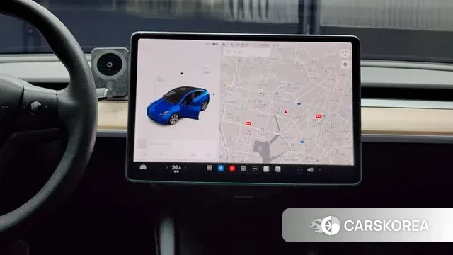 Tesla Model Y 2021 Синий из Кореи, фото 5