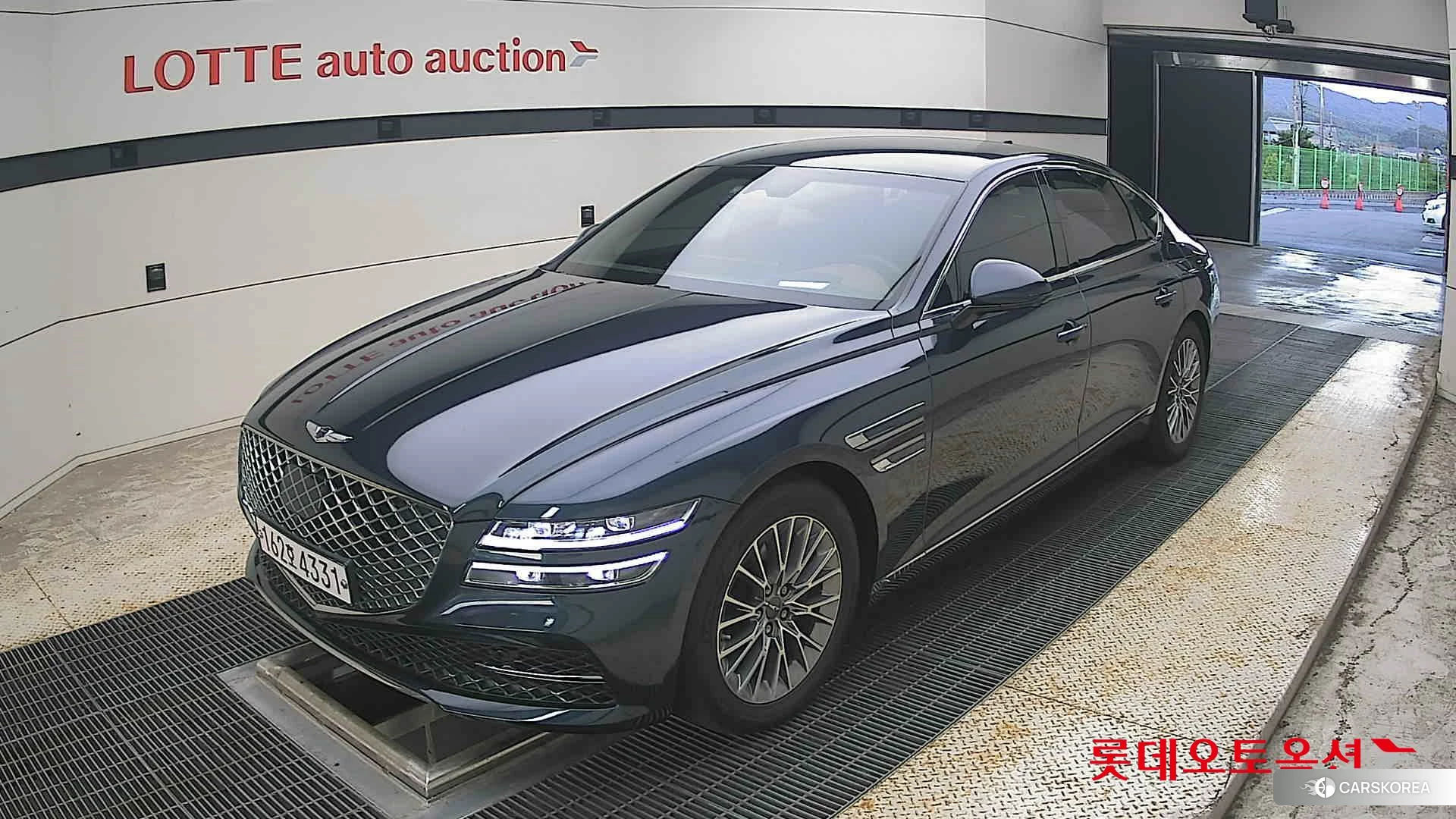 Hyundai G80 2021 Tasman Blue из Кореи, фото 5