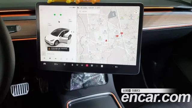 Tesla Model Y 2022 Белый из Кореи, фото 5