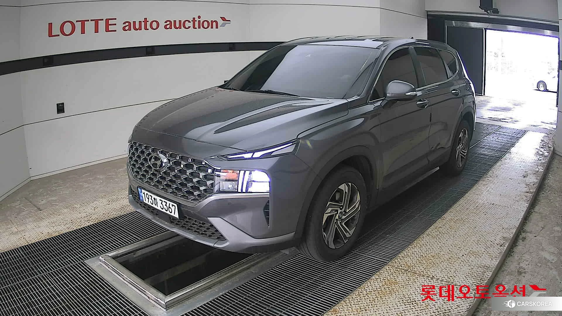 Hyundai Santa Fe 2022 Magnetic Grey Metallic из Кореи, фото 5