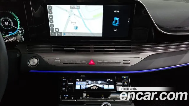 Hyundai The New Grandeur IG Hybrid 2021 Серый из Кореи, фото 5