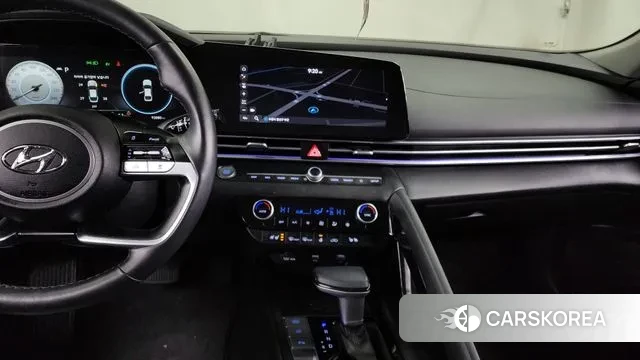 Hyundai Avante Hybrid (CN7) 2021 Белый из Кореи, фото 5