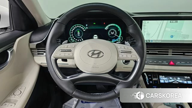 Hyundai The New Grandeur IG Hybrid 2021 Белый из Кореи, фото 5