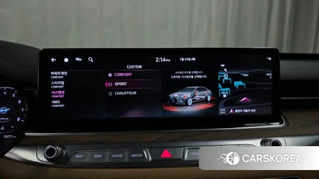 Kia The New K9 2nd generation 2022 Темно-зеленый из Кореи, фото 5