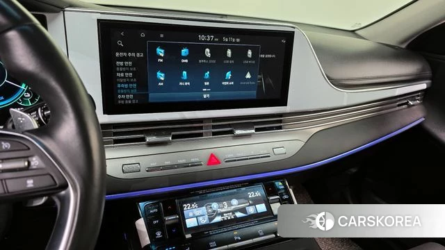 Hyundai The New Grandeur IG Hybrid 2022 Белый из Кореи, фото 5