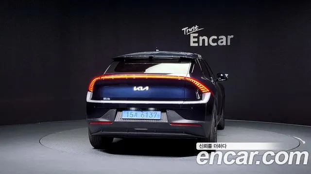 Kia EV6 2021 Синий из Кореи, фото 5