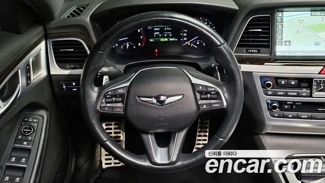 Genesis G80 2018 Черный из Кореи, фото 5
