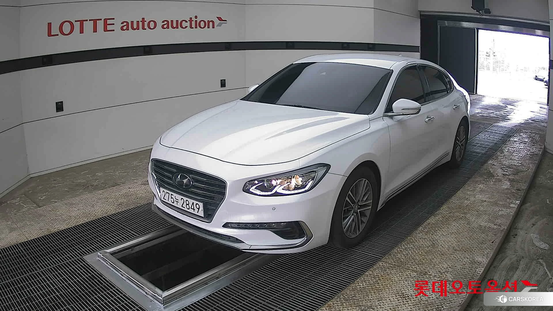 Hyundai Grandeur 2019 White cream (optional) из Кореи, фото 5