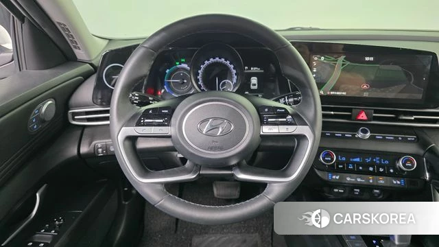 Hyundai Avante Hybrid (CN7) 2022 Белый из Кореи, фото 5