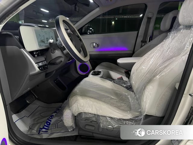 Hyundai Ionic 5 2022 Серебристо-серый из Кореи, фото 5