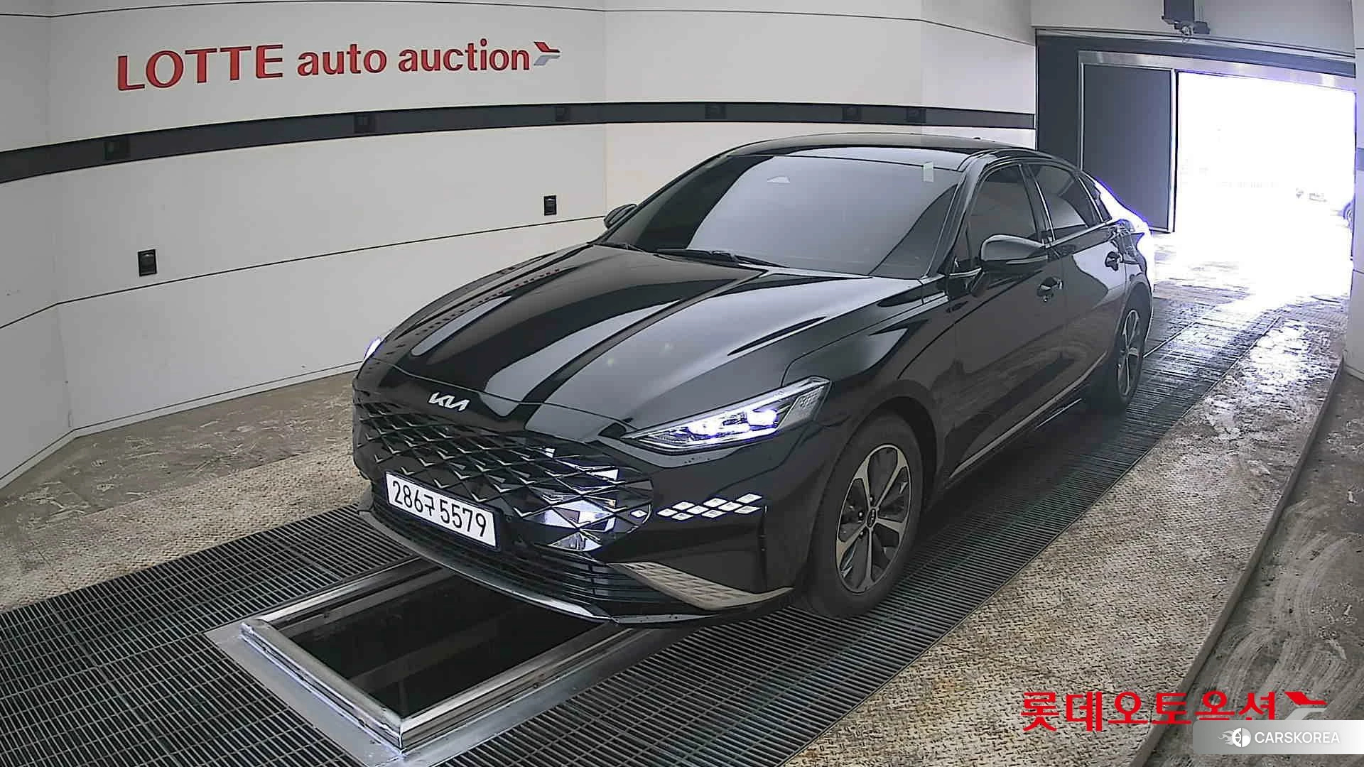Kia K8 Hybrid 2022 Aurora Black Pearl из Кореи, фото 5