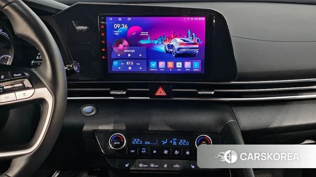 Hyundai Avante Hybrid (CN7) 2023 Белый из Кореи, фото 5