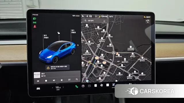 Tesla Model Y 2021 Синий из Кореи, фото 5