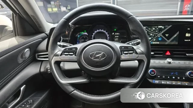 Hyundai Avante Hybrid (CN7) 2021 Белый из Кореи, фото 5