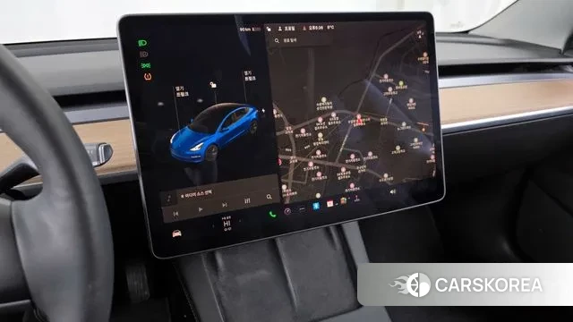 Tesla Model 3 2021 Синий из Кореи, фото 5