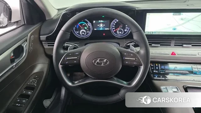 Hyundai The New Grandeur IG Hybrid 2021 Белый из Кореи, фото 5