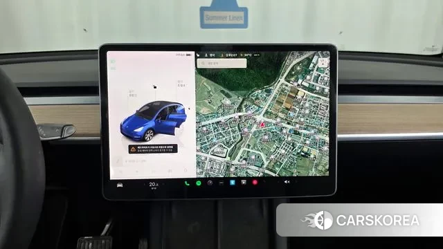 Tesla Model Y 2022 Синий из Кореи, фото 5