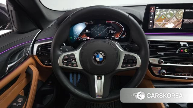 BMW 5 Series (G30) 2023 Черный из Кореи, фото 5