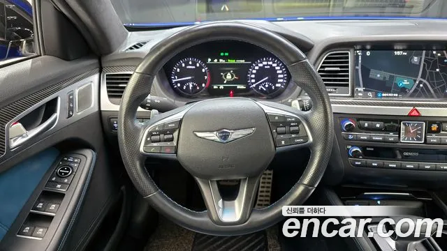 Genesis G80 2018 Синий из Кореи, фото 5