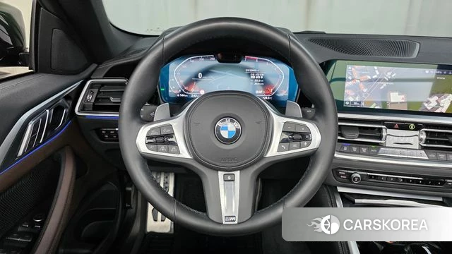 BMW 4 Series (G22) 2022 Темно-зеленый из Кореи, фото 5