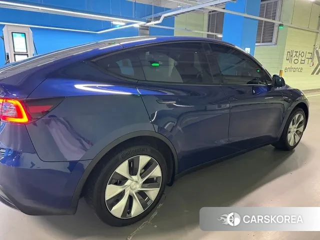 Tesla Model Y 2021 Синий из Кореи, фото 5