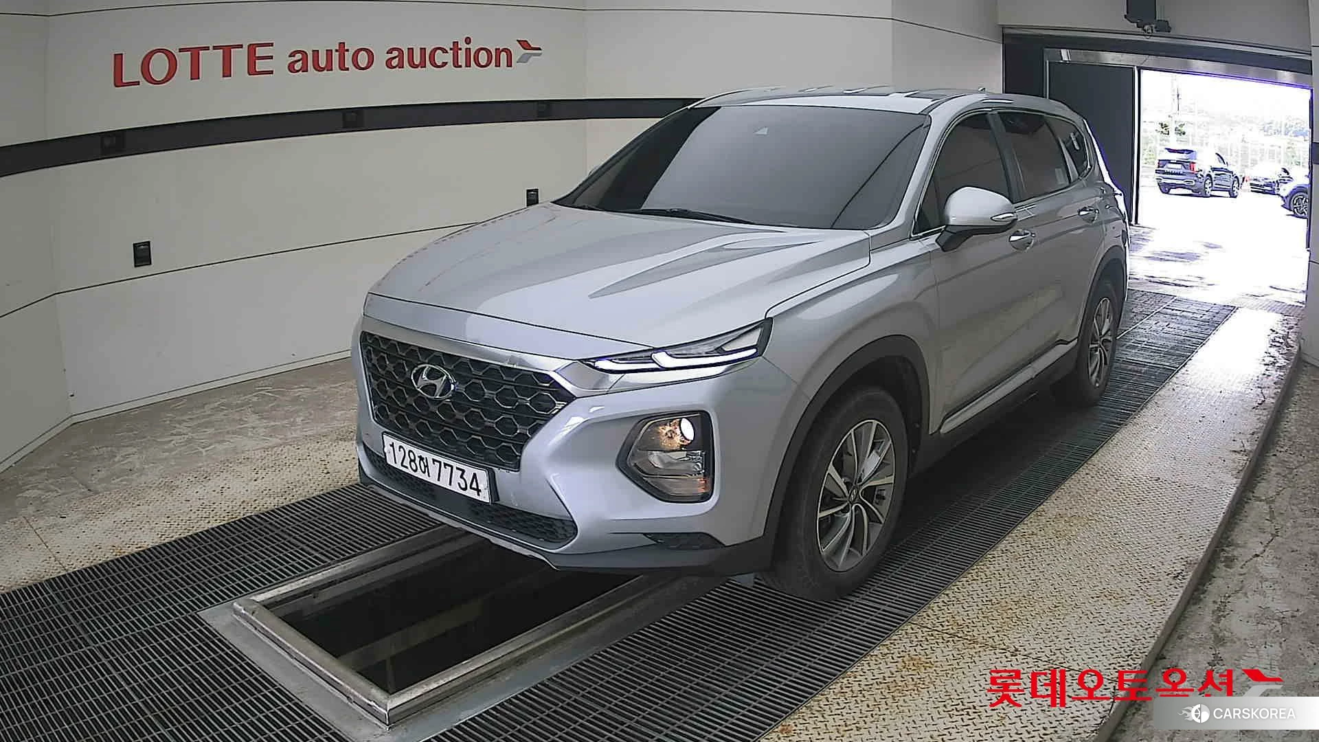 Hyundai Santa Fe 2020 Typhoon Silver из Кореи, фото 5
