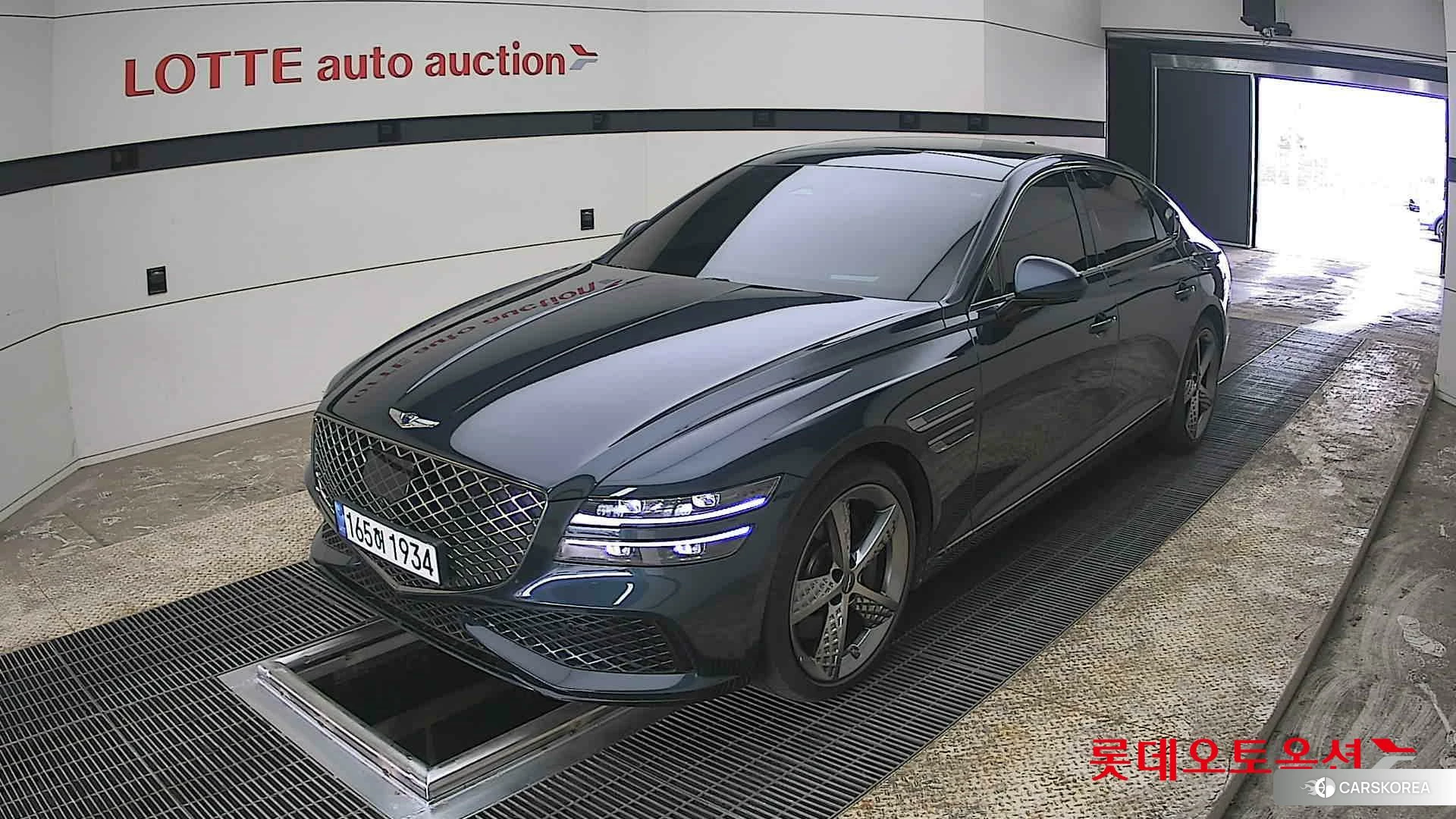 Hyundai G80 2022 Tasman Blue из Кореи, фото 5