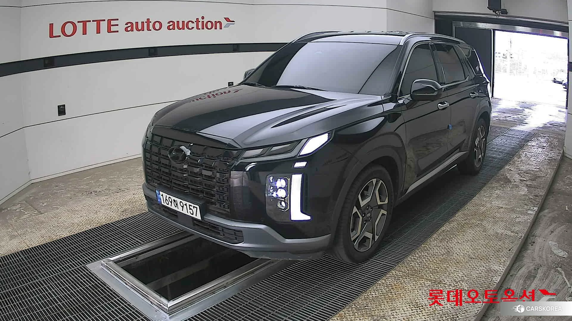 Hyundai Palisade 2023 Abyss Black Pearl из Кореи, фото 5