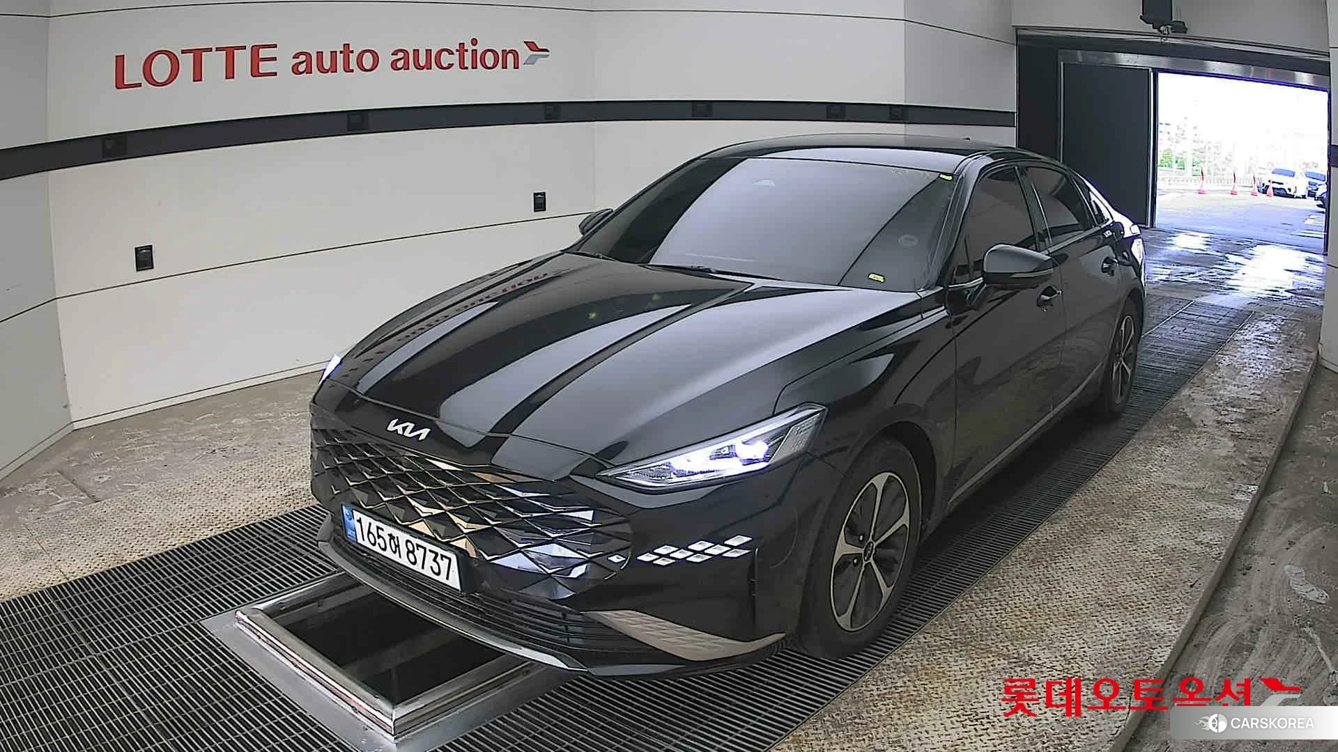 Kia K8 Hybrid 2022 Aurora Black Pearl из Кореи, фото 5